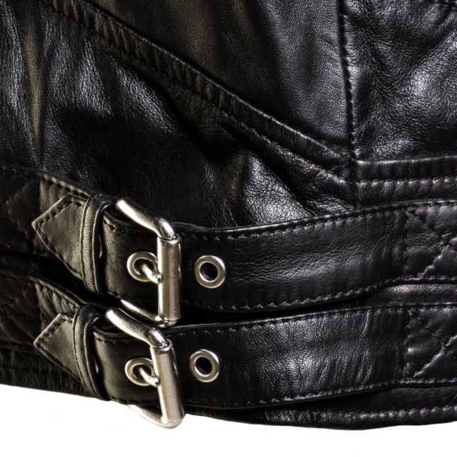 Mens Black L-Marton Leather Jacket