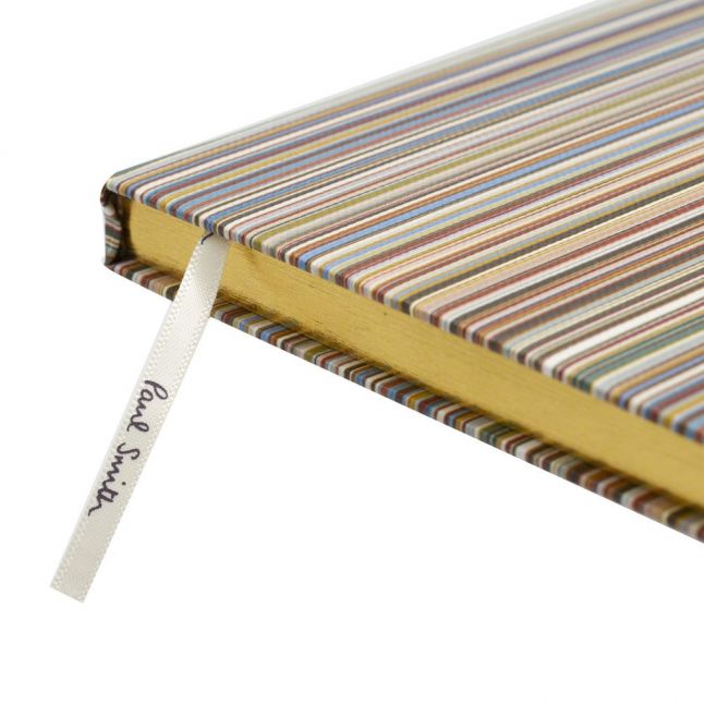 Multi Stripe Medium Notebook