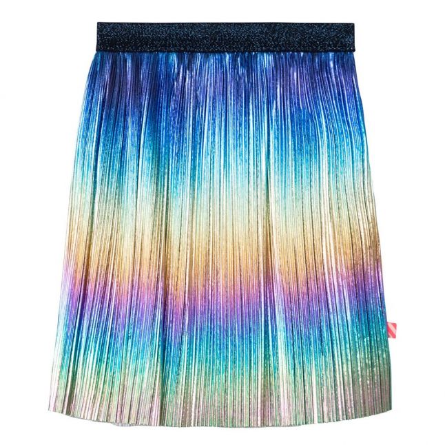 Girls Multicoloured Iridescent Pleated Skirt
