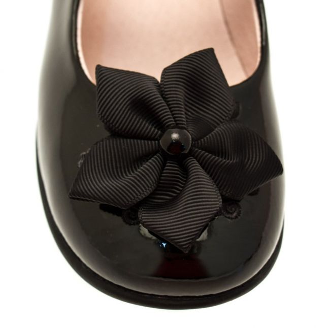 Girls Black Patent Priscilla E-Fit Shoes (27-33)