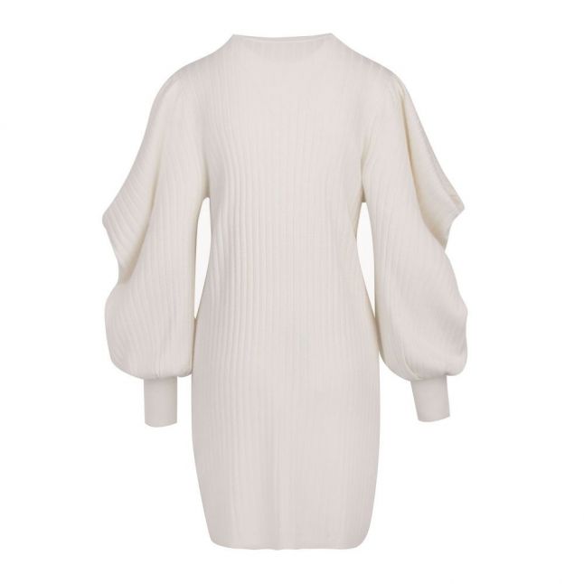 Womens Natural Wilowaa Extreme Sleeve Knitted Dress