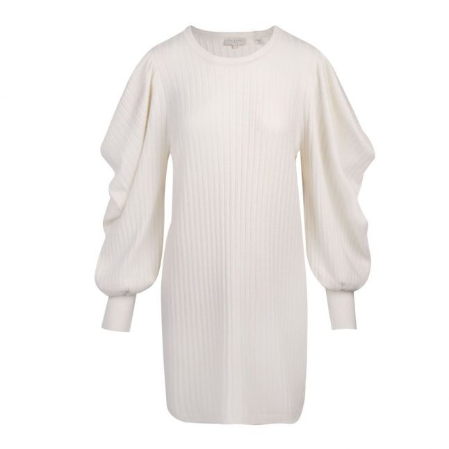 Womens Natural Wilowaa Extreme Sleeve Knitted Dress