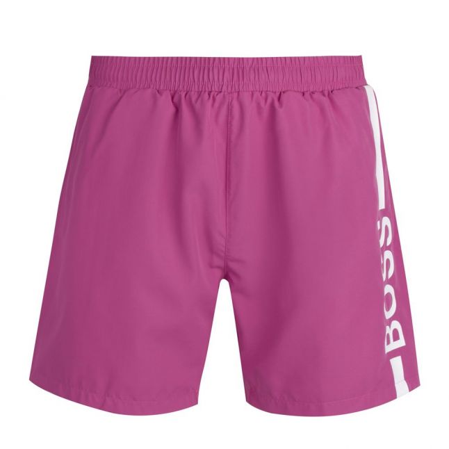 Mens Medium Pink Dolphin Logo Swim Shorts