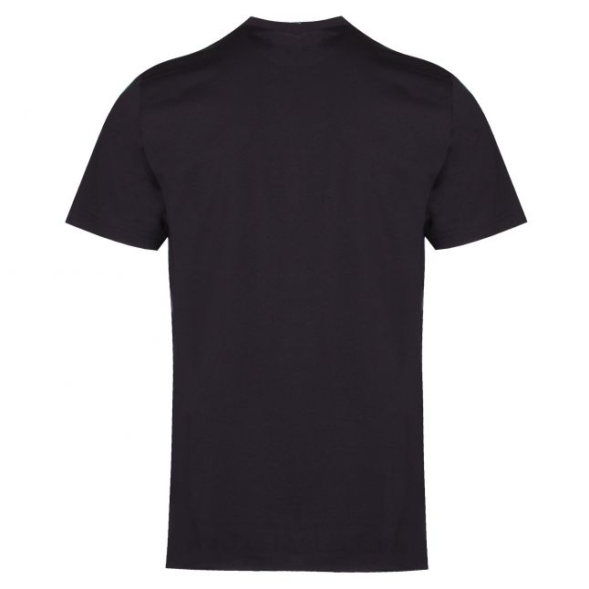 Mens Black Foil Logo S/s T Shirt