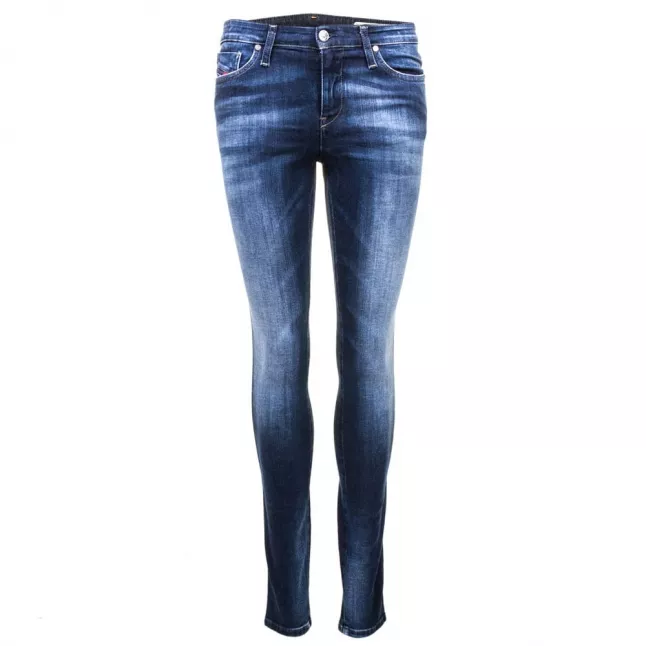 Womens Blue Wash Skinzee Super Skinny Fit Jeans