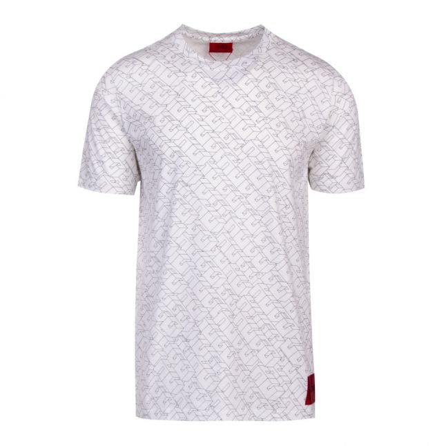 Mens White Dantastic Logo Print S/s T Shirt