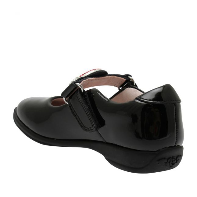 Girls Black Patent Brite Rainbow G Fit Shoes (25-35)