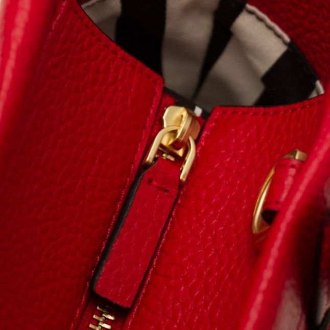 Womens Red Lyra Leather Small Bag