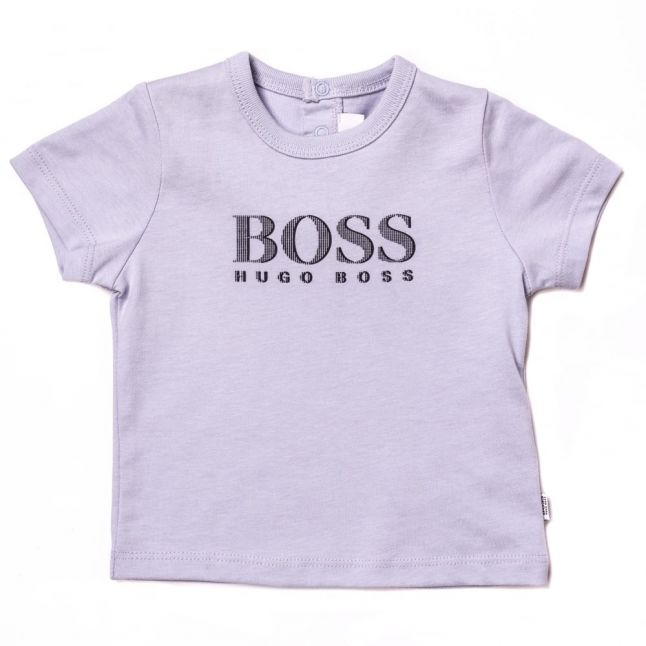 Baby Pale Blue Branded S/s Tee Shirt