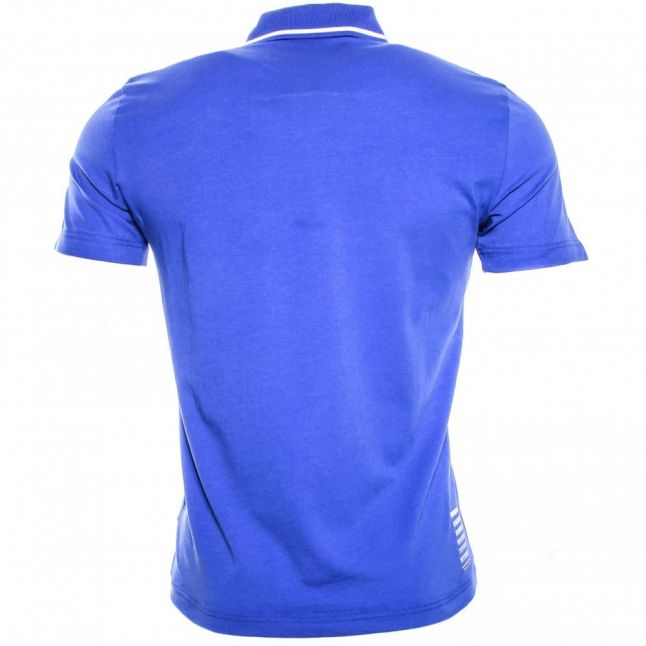 Mens Blue Training Core Identity S/s Polo Shirt