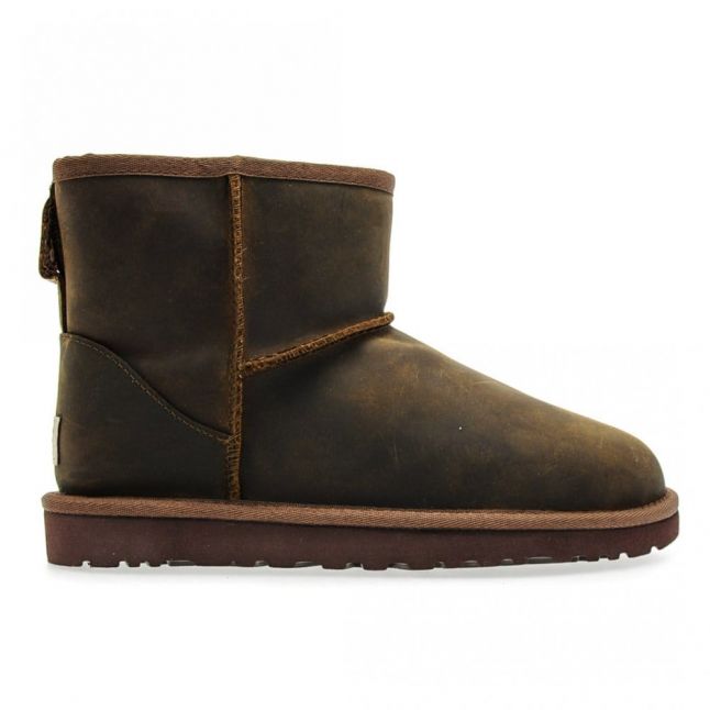 Womens Chestnut Classic Mini Leather Boots