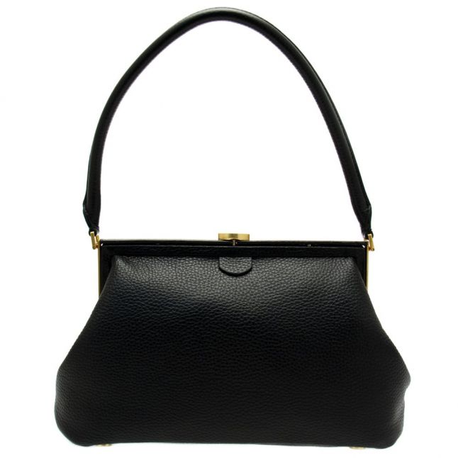 Womens Black Tabitha Leather Medium Shoulder Bag