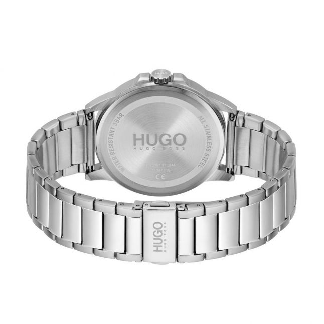 Mens Silver/Blue First Bracelet Watch