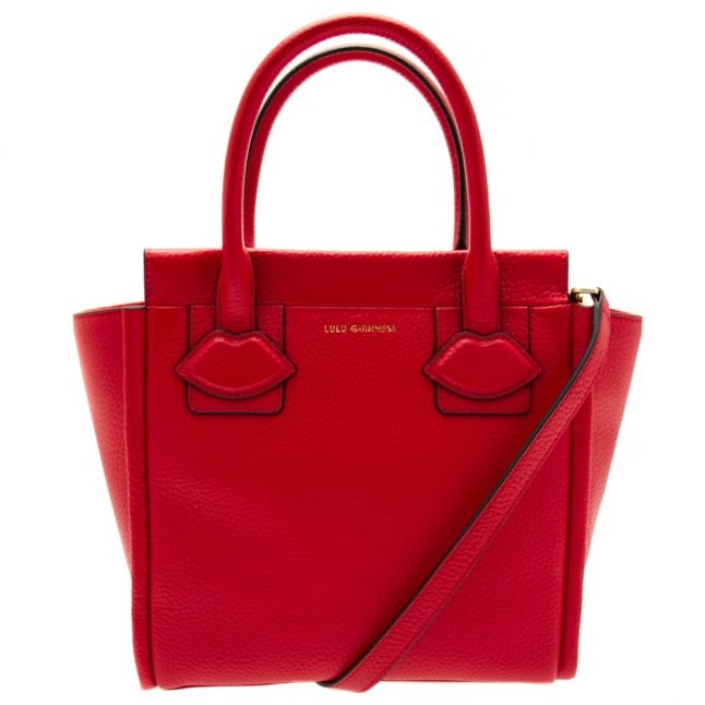 Womens Red Lyra Leather Small Bag