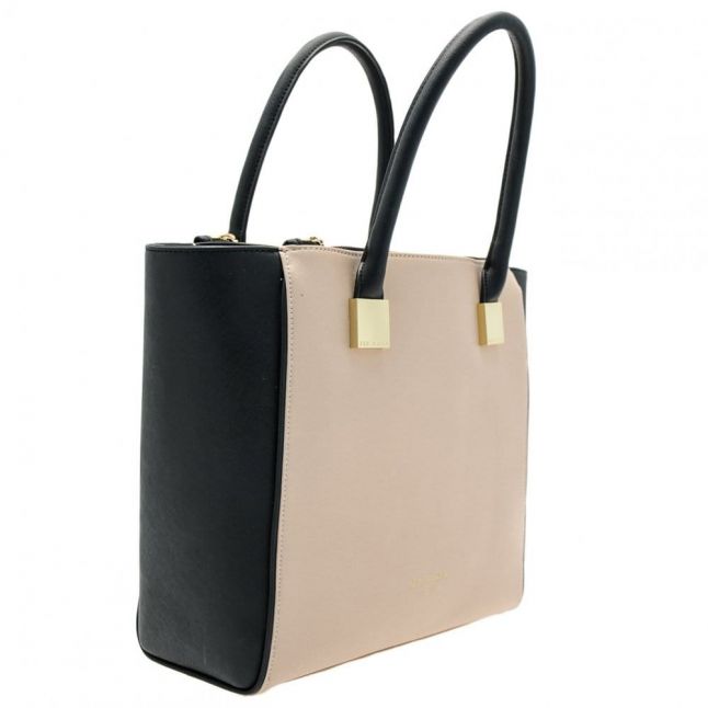 Womens Taupe Teryn Crosshatch Shopper Bag