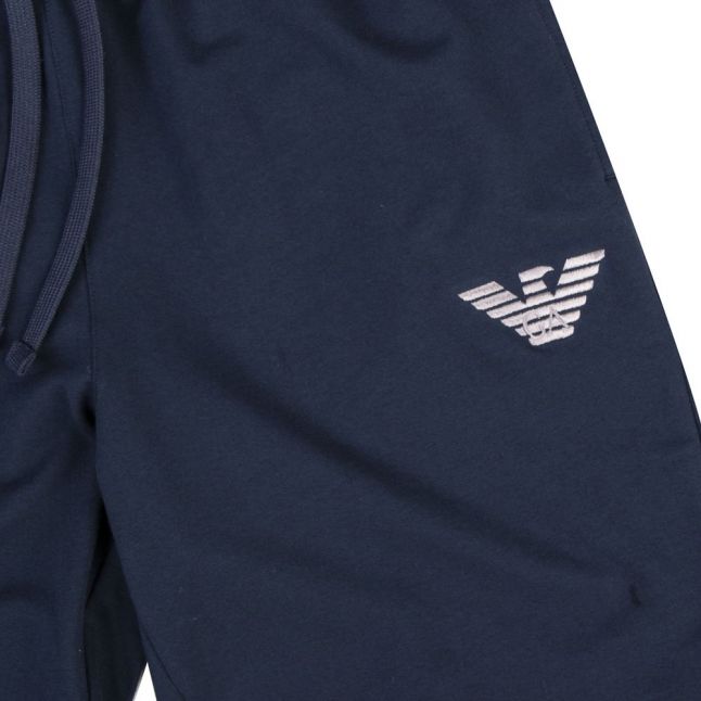 Mens Navy Stretch Terry Sweat Shorts