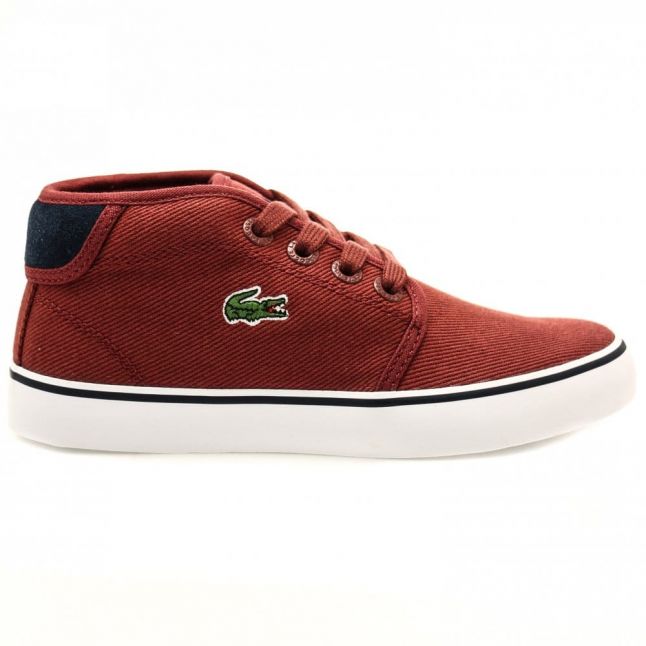 Child Red Ampthill 116 Trainers (10-1) 25052 by Lacoste from Hurleys