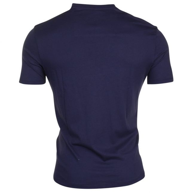 Mens Blue Chest Logo S/s Tee Shirt