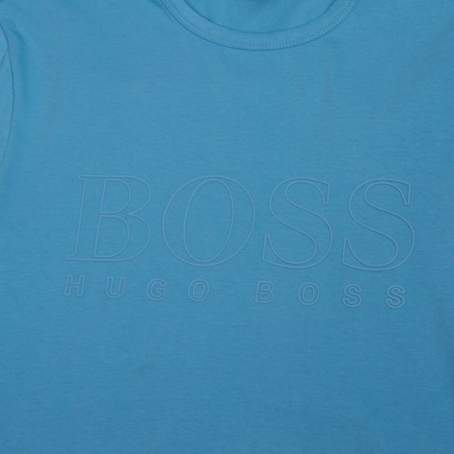 Athleisure Mens Dark Blue Teebo_N Tonal Logo S/s T Shirt