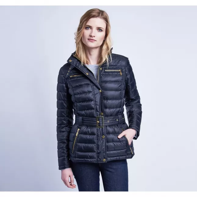 Barbour International Womens Black Cadwell Quilted Jacket | Hurleys