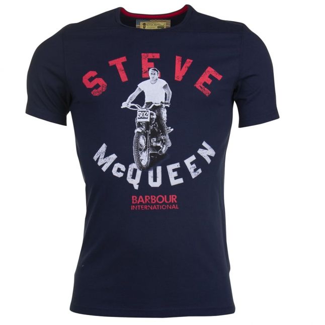 Steve McQueen™ Collection Mens Navy Leap S/s Tee Shirt