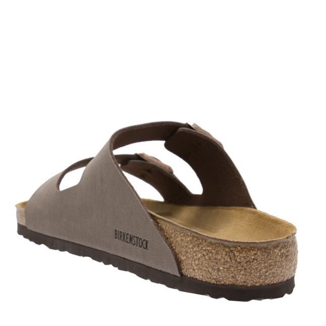 Mens Nubuck Mocha Arizona Birko-Flor Slide Sandals
