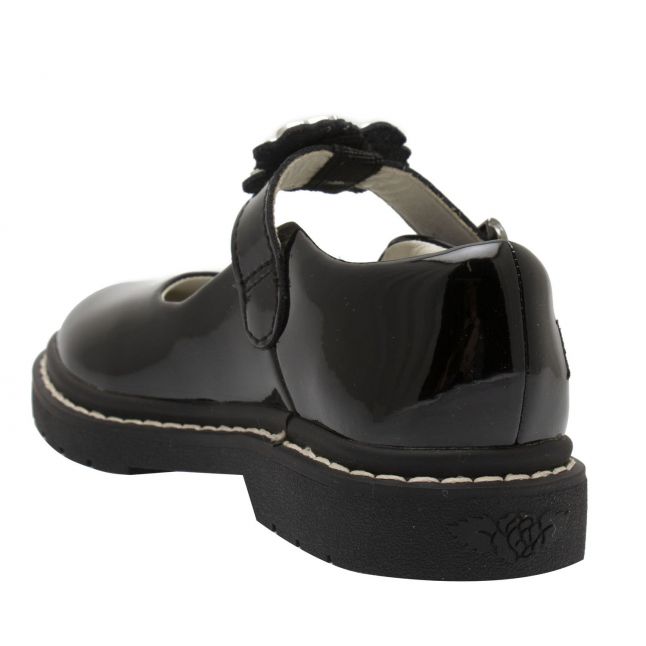 Girls Black Patent Bessie Unicorn Shoes (26-39)