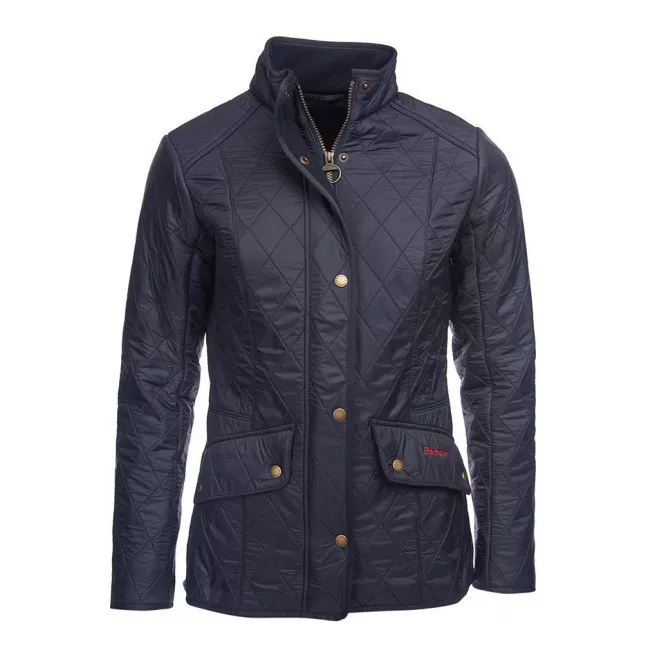 Womens Navy Cavalry Polarquilt Jacket 75268 by Barbour from Hurleys