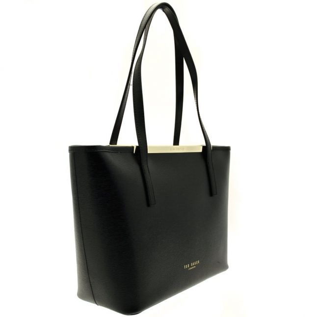 Womens Black Haileyz Small Crosshatch Shopper Bag & Purse