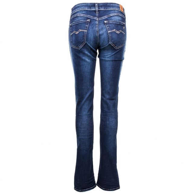 Womens Blue Wash Vicki Straight Fit Jeans