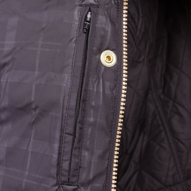 Womens Black Enduro Quilted Jacket