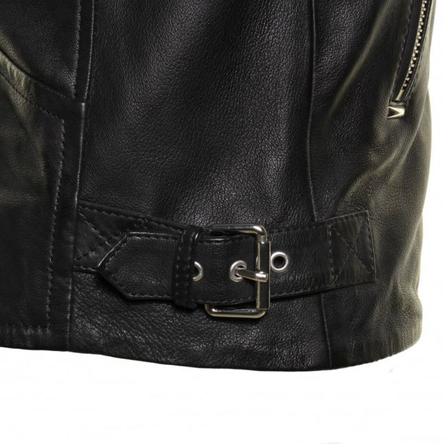 Mens Black L-Edg Leather Jacket