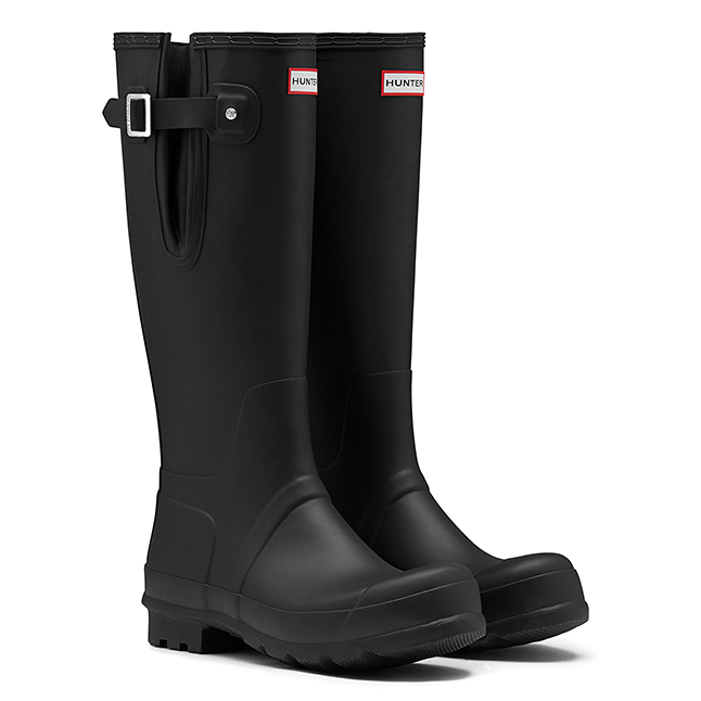 Black Original Side Adjustable Wellington Boots (6-12)