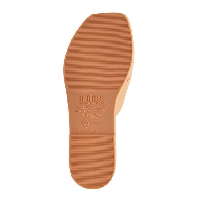 Womens Apricot Plush Sandals