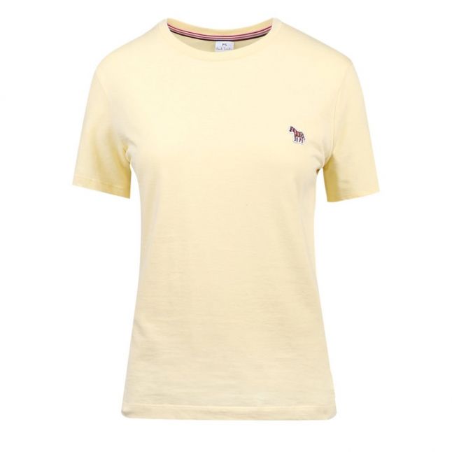 Womens Pale Yellow Classic Zebra S/s T Shirt
