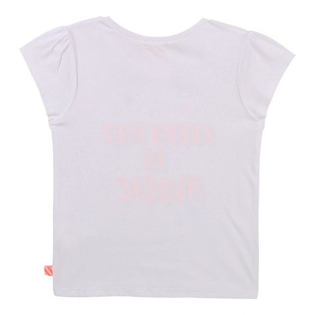 Girls White Every Day Is Magic S/s T Shirt