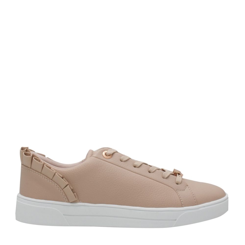 ted baker pink ruffle trainers