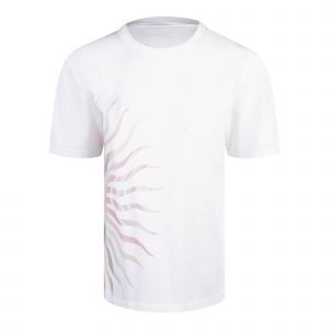 PS Paul Smith T Shirt Womens White Swirl Sun S/s T Shirt