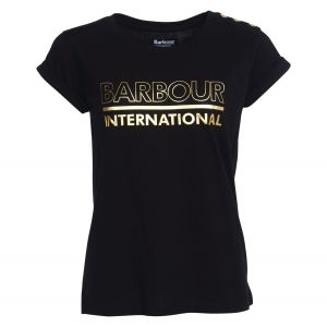 Womens Black Avalon S/s T Shirt