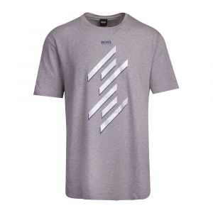 Mens Light Grey Tee 13 S/s T Shirt