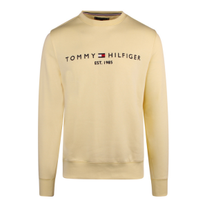 Tommy Hilfiger Sweatshirt Mens Yellow Mist Logo | Hurleys