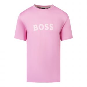 Mens Light Pink  Beach UV Reg S/s T Shirt