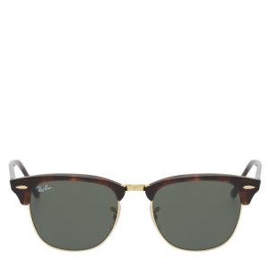 Tortoise/Arista/Green RB3016 Clubmaster Sunglasses