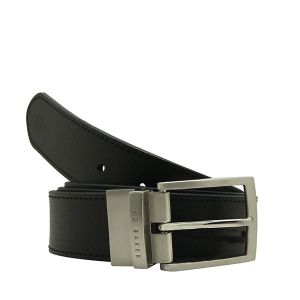 Ted Baker Belt Mens Black Breemer Reversible Leather | Hurleys