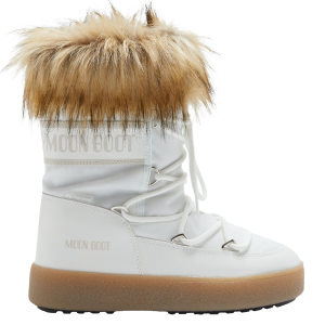 Moon Boot Boots Womens White LTRACK Monaco Low WP