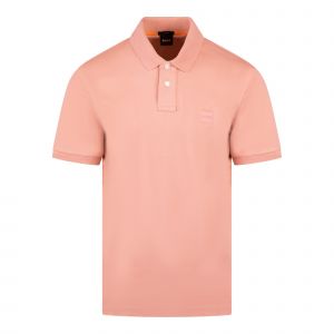 BOSS Orange Polo Shirt Mens Coral Passenger S/s Polo Shirt