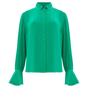 French Connection Blouse Womens Jelly Bean Cecile Crepe Blouse