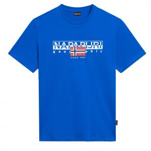 Napapijri T Shirt Mens Blue Lapis S-Aylmer S/s T Shirt 