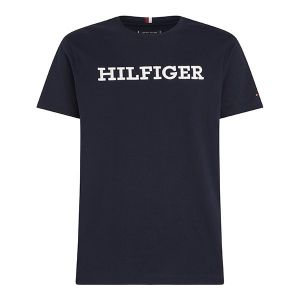 Tommy Hilfiger T Shirt Mens Desert Sky Monotype Embroidered S/s | Hurleys