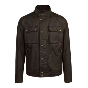 Mens Faded Olive Racemaster 6oz Waxed Jacket